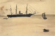 Edouard Manet Le Kearsargee a Boulogne (mk40) Spain oil painting artist